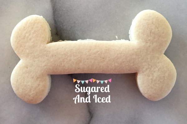 Dog Bone Sugar Cookie Tutorial | SugaredAndIced.com