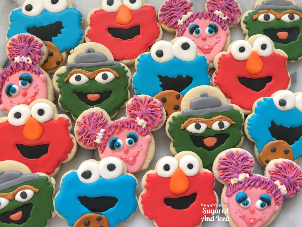 Sesame Street Character Cookies | SugaredAndIced.com