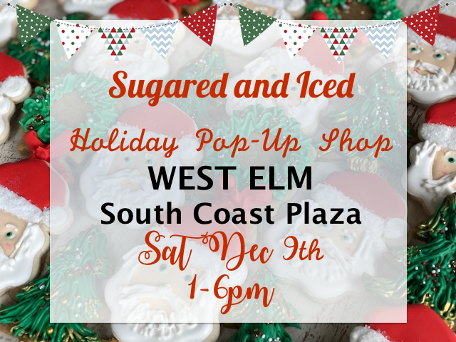 Holiday Pop up West Elm South Coast Plaza